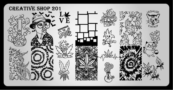 Creative Shop stamping plate 201