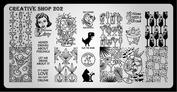 Creative Shop stamping plate 202