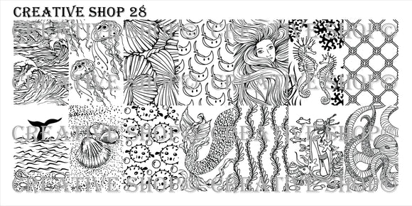 Creative Shop stamping plate 28
