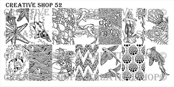 Creative Shop stamping plate 52