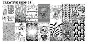 Creative Shop stamping plate 58
