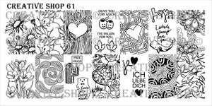 Creative Shop stamping plate 61