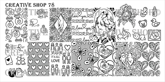 Creative Shop Stamping plate 78
