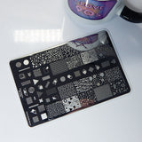 "Retro Patterns - 80's & 90's" stamping plate - USA