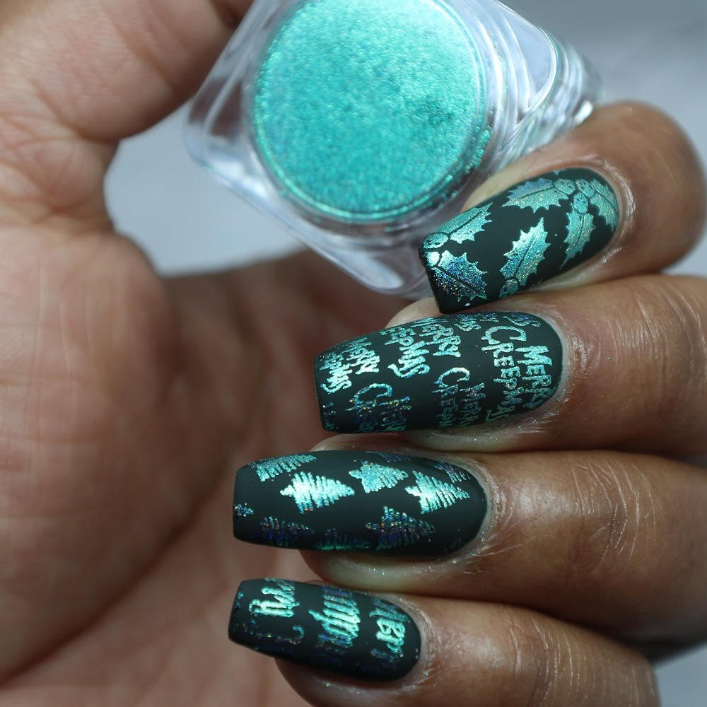 "Sage Advice" holo chrome pigment