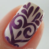 "Baubles Deep" limited edition stamping polish