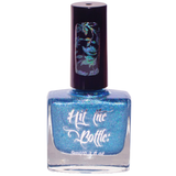 Hololulu Blue, is a blue holo stamping nail polish from Hit the Bottle.