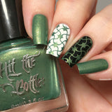 "It mossed by love" stamping polish