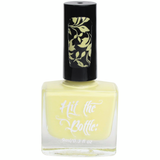 Pastel lemon stamping nail polish