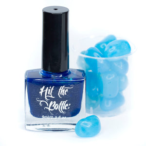 "Blue Kamikaze" jelly polish