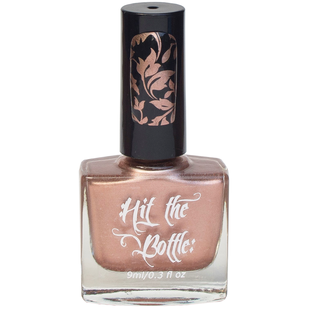 "Roseglow Gold" stamping polish bottle 