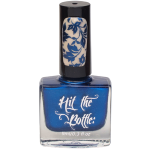 "I Blue it all on polish" stamping polish