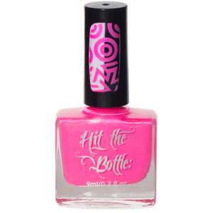 "I pink, therefore I am" stamping polish