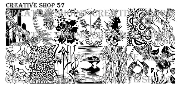 Creative Shop stamping plate 57