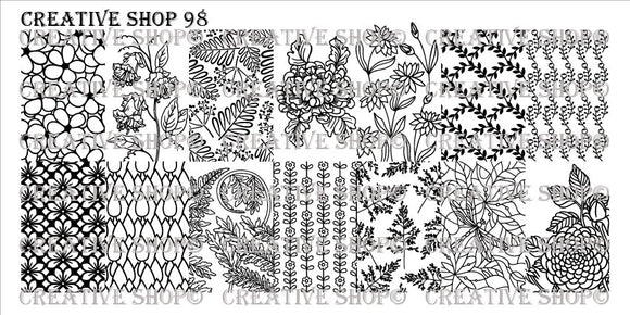 Creative Shop stamping plate 98