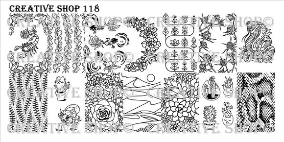 Creative Shop stamping plate 118