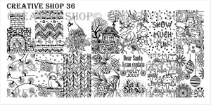 Creative Shop stamping plate 36