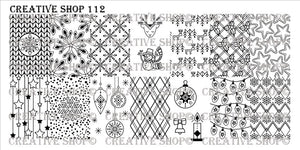 Creative Shop stamping plate 112
