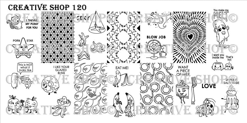 Creative Shop stamping plate 120