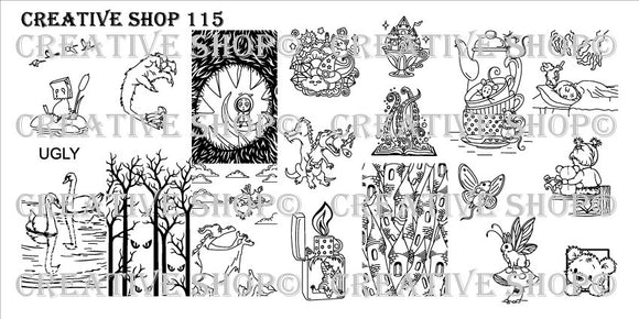 Creative Shop stamping plates 113 - 117