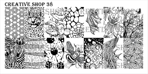 Creative Shop stamping plate 38