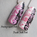 "Drunk Tank Pink" stamping polish