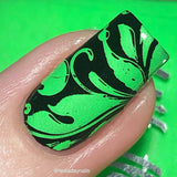 "Ectoplasm Green" stamping polish