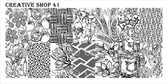 Creative Shop stamping plate 41