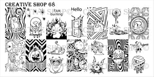 Creative Shop stamping plate 68
