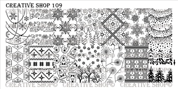 Creative Shop stamping plate 109