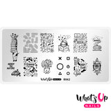 Whats Up Nails - B062 Never Lose Control stamping plate