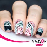 Whats Up Nails - A003 Paisley Buffet stamping plate.