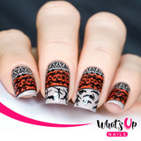 Whats Up Nails - A006  A Walk on the Wild Side stamping plate
