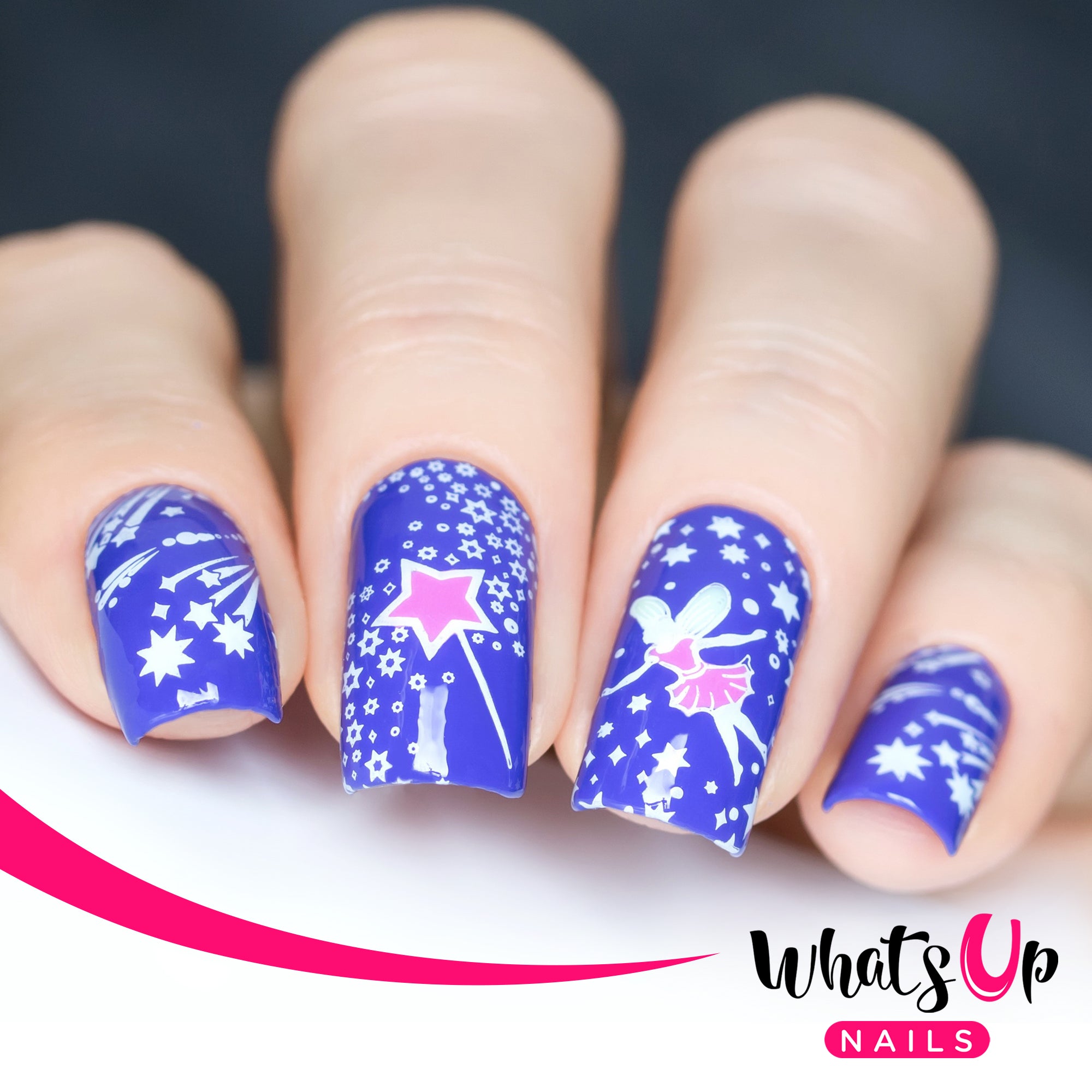 Whats Up Nails - B014 Magical Playground stamping plate