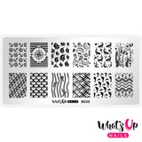 Whats Up Nails - B020 Take me to the Sea stamping plate