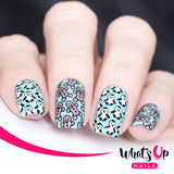 Whats Up Nails - B022 Winter Time stamping plate