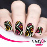 Whats Up Nails - B026 - Fashion Prints stamping plate