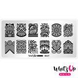 Whats Up Nails - B027 The Art of Henna stamping plate