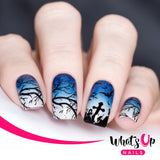 Whats Up Nails - B031 - Gothic Affection stamping plate