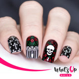 Whats Up Nails - B031 - Gothic Affection stamping plate