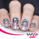 Whats Up Nails - B034 - Deck the Nails stamping plate