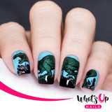 Whats Up Nails - B055 Stampasaurus stamping plate