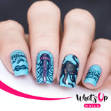 Whats Up Nails - B056 Coasting to the Sea stamping plate