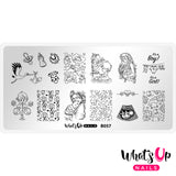 Whats Up Nails - B057 The Gift of Life stamping plate
