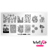 Whats Up Nails - B060 Deserted Succulent stamping plate