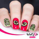 Whats Up Nails - B063 Goth is the New Black stamping plate