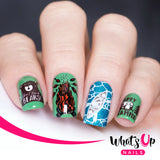 Whats Up Nails - B070 Campfire Stories stamping plate