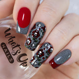 Whats Up Nails - B072  No Clowning Around stamping plate